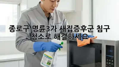 종로구 명륜3가 새집증후군? 침구 청소로 해결하세요!